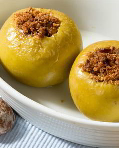 Печеные яблоки с имбирным пряником