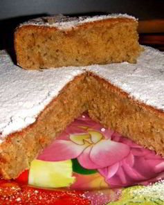 Постная банановая коврижка в мультиварке