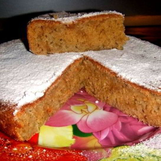 Рецепт постной банановой коврижки в мультиварке