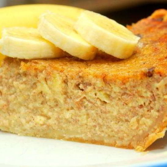 Рецепт постной коврижки с медом и бананом