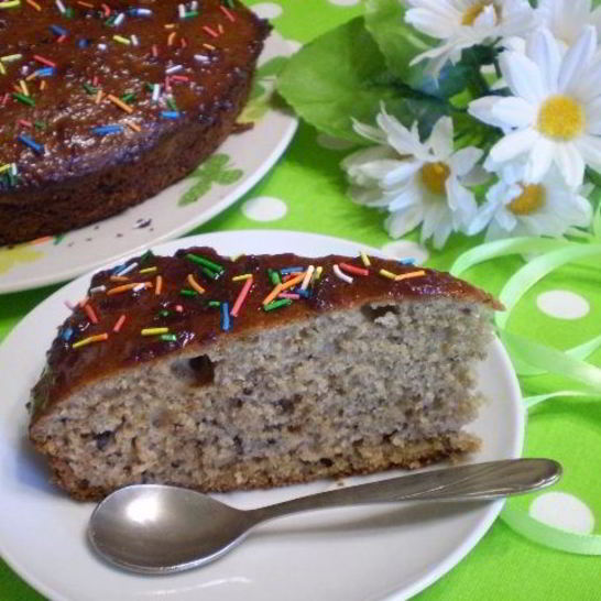 Рецепт постной коврижки с вареньем