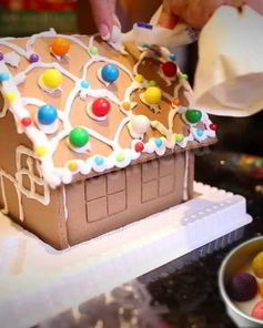 Пряничный имбирный домик