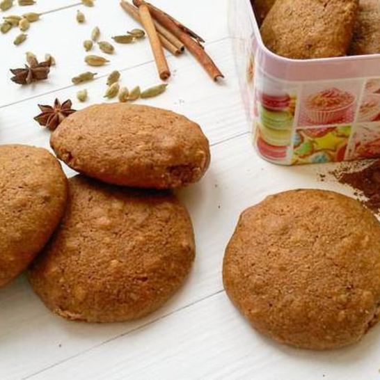 Рецепт пряников с орешками на цельнозерновой муке