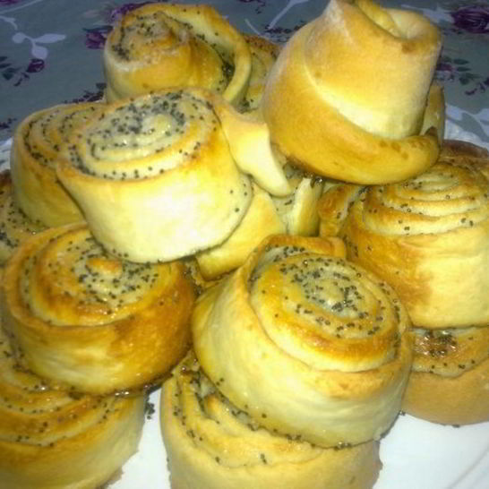 Рецепт рулетиков с маком