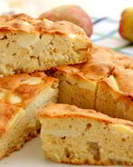 Быстрая яблочная шарлотка без яиц