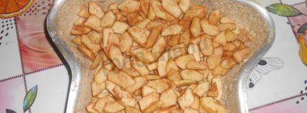 шарлотка бисквитная воздушная. Шаг 11