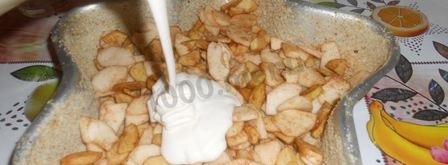 шарлотка бисквитная воздушная. Шаг 12