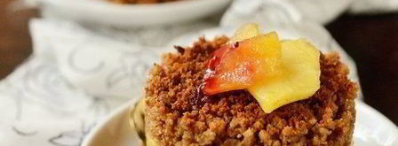 шарлотка из яблок и ржаного хлеба. Шаг 2