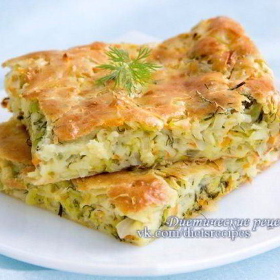 Рецепт шарлотки с капустой и морковью