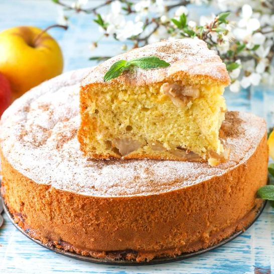 Рецепт шарлотки с корицей