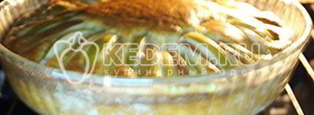 шарлотка с творогом и яблоками. Шаг 13