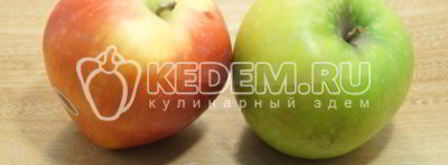 шарлотка с творогом и яблоками. Шаг 8