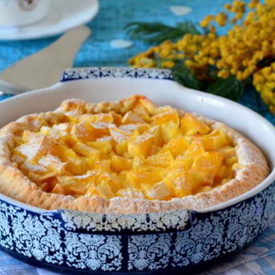 Рецепт шарлотки с яблоками и апельсином