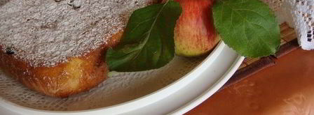 шарлотка с яблоками и изюмом. Шаг 7