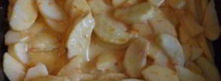 шарлотка с яблоками с коньяком. Шаг 8