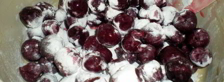 вишневая шарлотка. Шаг 6