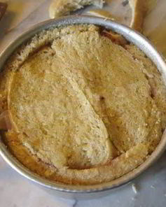 Яблочная шарлотка из хлеба в чудо-печке