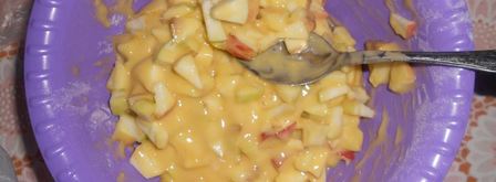 яблочно-медовая шарлотка. Шаг 4