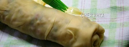 рождественский яблочный штрудель с орехами и сухофруктами. Шаг 10