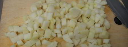 штрудель грушевый с творогом из слоёного теста. Шаг 2