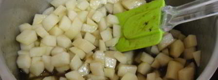 штрудель грушевый с творогом из слоёного теста. Шаг 4