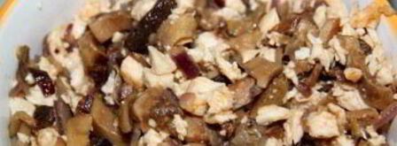 штрудель с курицей и грибами. Шаг 7