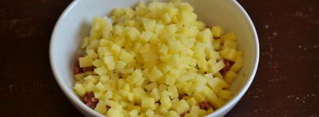 штрудель с мясом. Шаг 3