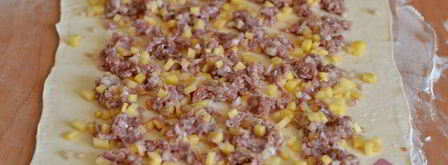 штрудель с мясом. Шаг 6