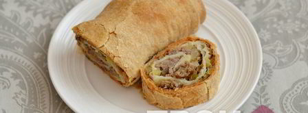 штрудель с мясом. Шаг 9