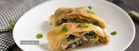 штрудель с овощной начинкой. Шаг 11