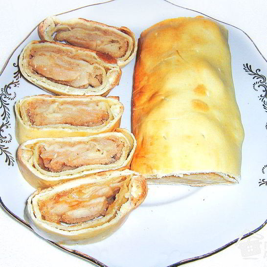 Рецепт штруделя с яблоками