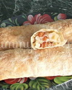 Яблочный штрудель из лаваша