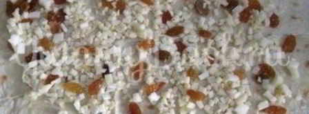 яблочный штрудель из лаваша. Шаг 2