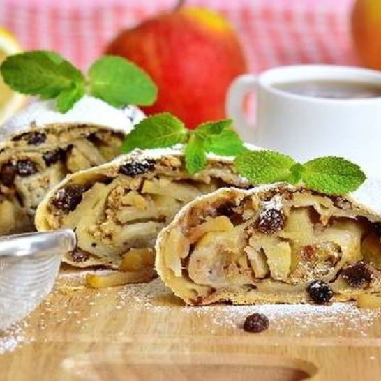 Рецепт яблочного штруделя