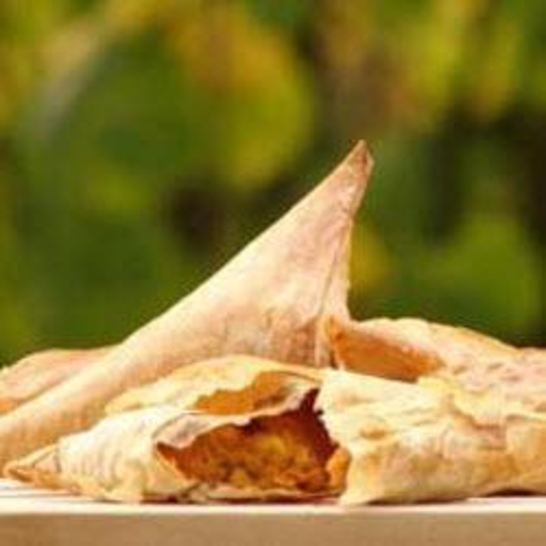Рецепт слоеных конвертиков из фило с тыквой и фетой