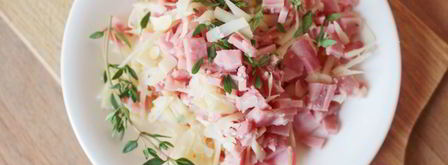 слоеные слойки с ветчиной и сыром. Шаг 3