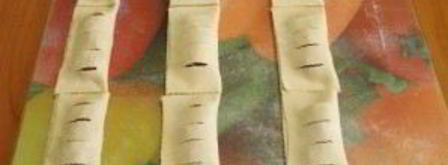 слойки из слоеного бездрожжевого теста. Шаг 4