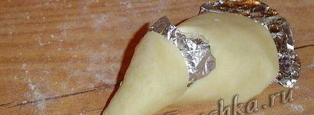 слойки мышка на сыре. Шаг 3