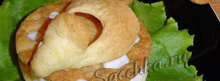 слойки мышка на сыре. Шаг 7