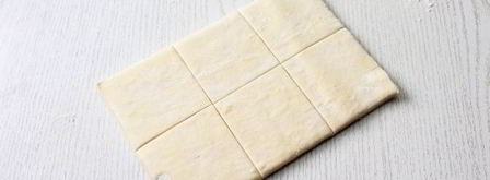 слойки-розочки с курицей и сыром. Шаг 6