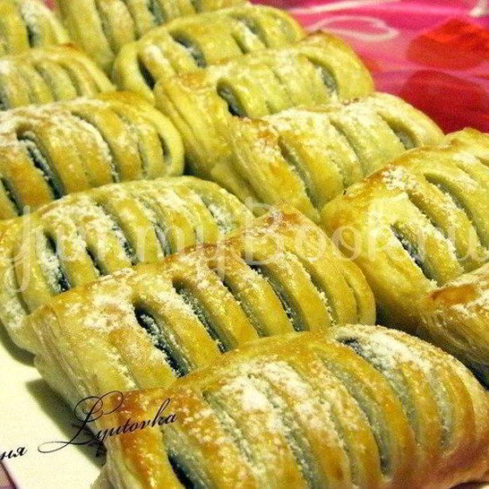 Рецепт слоек с черникой