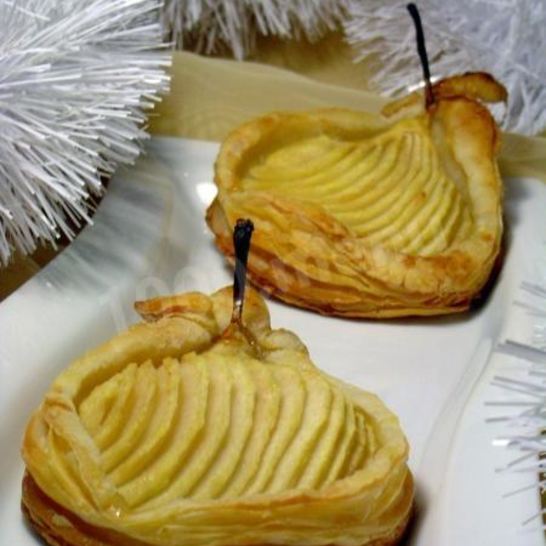 Рецепт слоек с грушами и орехами