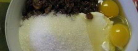 слойки с творогом и изюмом. Шаг 2