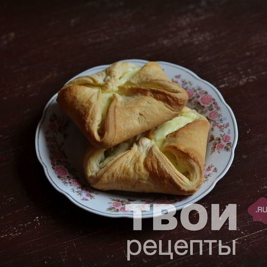 Рецепт слоек с творогом