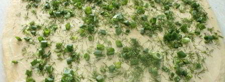 слойки с зеленью. Шаг 4