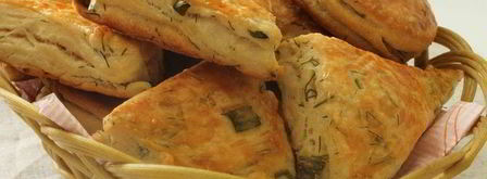 слойки с зеленью. Шаг 9