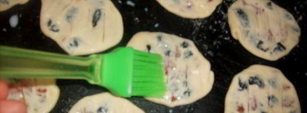 слойки солнце на тарелке. Шаг 2