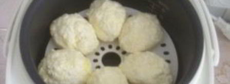 диетические сырники в мультиварке на пару. Шаг 6