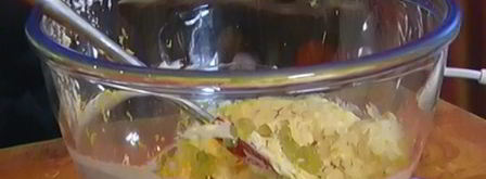 лимонные сырники с соусом из маскарпоне. Шаг 6