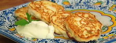 лимонные сырники с соусом из маскарпоне. Шаг 10